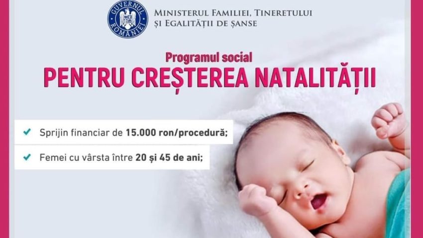 Încep înscrierile în Programul de Fertilizare in vitro