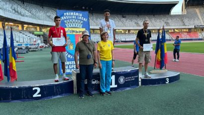 Vară grea şi frumoasă pentru Lucian Ştefan! Speranţa atletismului caransebeşean vizează participarea la Mondialul U20