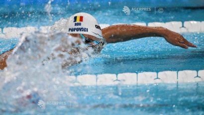 David Popovici, calificat în semifinale la 100 m liber cu al treilea timp