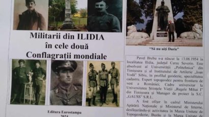 Colonel în rezervă, inginer Pavel Brebu din Ilidia în faţa unei noi provocări literare la Reşiţa