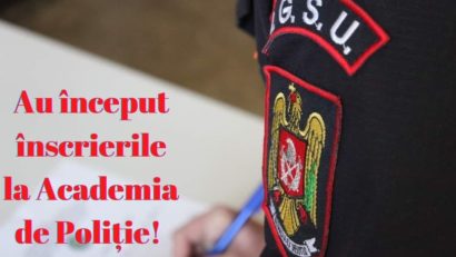 Au început înscrierile la Academia de Poliţie “Alexandru Ioan Cuza”!