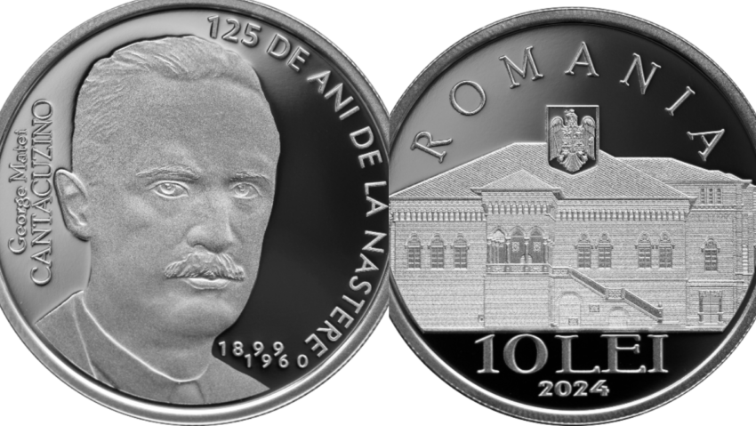 Emisiune numismatică cu tema 125 de ani de la nașterea lui George Matei Cantacuzino