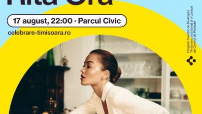 Rita Ora vine pentru prima dată în Timișoara, la Celebrarea orașului 2024