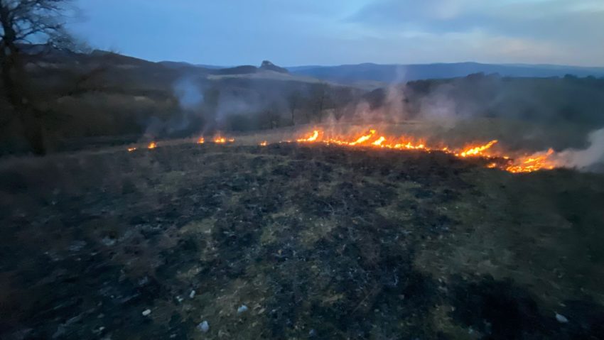 Administrația Parcului Național Cheile Nerei-Beușnița trage un semnal de alarmă privind pericolul crescut de incendii