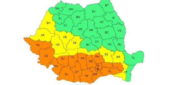 ANM – Valul de căldură se extinde marţi şi miercuri. Temperaturile vor ajunge până la 40 de grade Celsius în unele zone