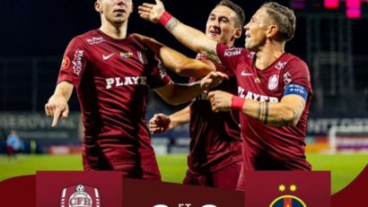 Fotbal: CFR Cluj şi FCSB au terminat la egalitate (2-2) în Superligă