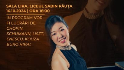 Reșița: Concert de pian susținut de pianista japoneză Natsumi Kuboyama