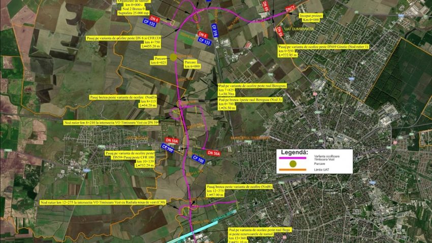 Un antreprenor turc, desemnat câştigător al contractului pentru construcţia Variantei Ocolitoare Timişoara Vest