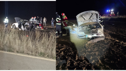 Grav accident rutier produs pe raza localității Bălăcița din Mehedinți