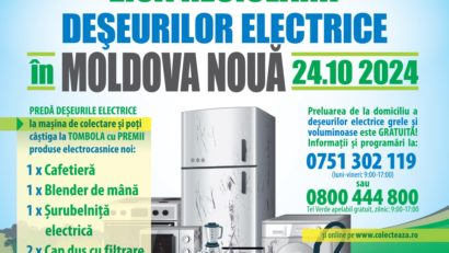 Campanie de reciclare a deșeurilor electrice la Moldova Nouă