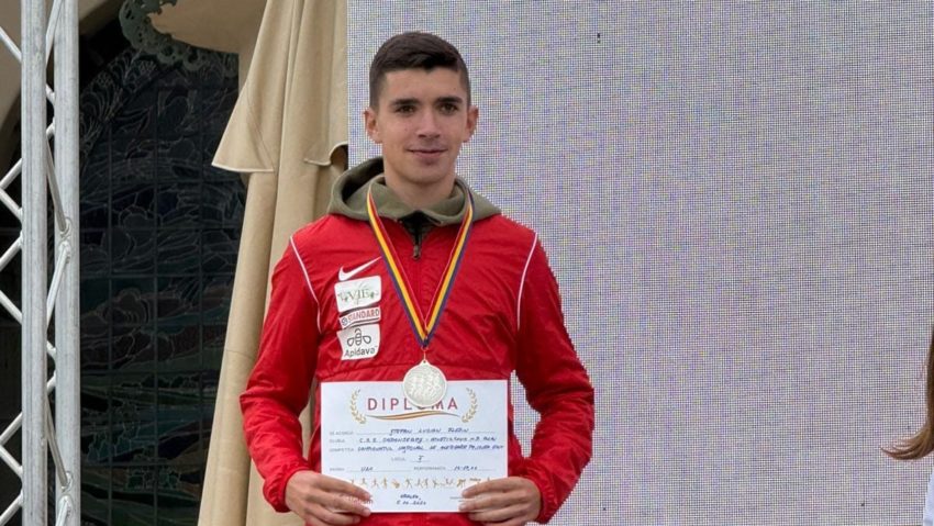 Nici cursă fără medalie! Lucian Ştefan, de trei ori pe podium la Naţionalele de 5 km