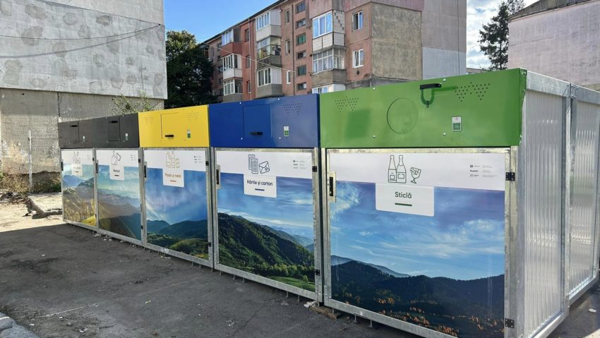 Caransebeșul are insule ecologice pentru colectarea selectivă a deșeurilor