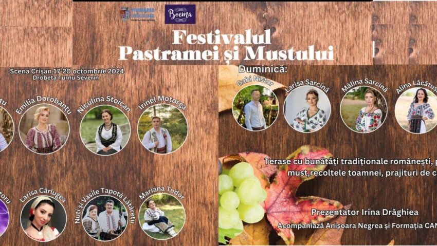 Festivalul Pastramei și Mustului la Drobeta Turnu Severin