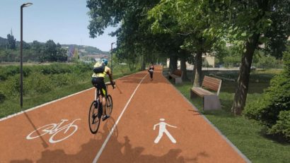 Promenadă, piste pentru biciclete și pasarele – un nou proiect de mobilitate urbană la Reşiţa