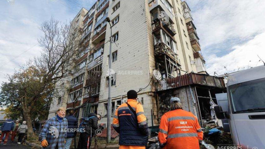 Nouă persoane au fost rănite într-un atac rus cu dronă la Kiev