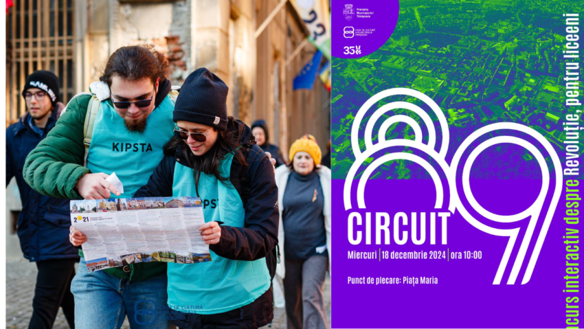 CIRCUIT 89 – Concurs de tip „treasure hunt”, cu premii, pentru liceeni timișoreni, despre Revoluția din Decembrie 1989