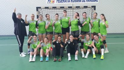 Handbal, junioare I: echipa Liceului Traian Vuia din Reșița a încheiat anul cu o victorie