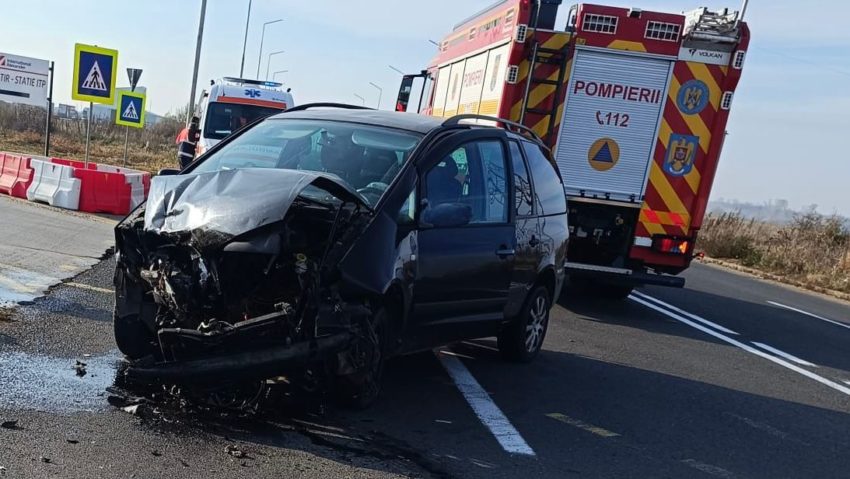 Accident cu 6 victime la ieşire din Arad