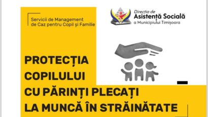 Campanie de informare privind protecția copilului cu părinți plecați la muncă în străinătate