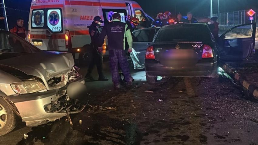 Două accidente, într-o zi, în aceeaşi localitate