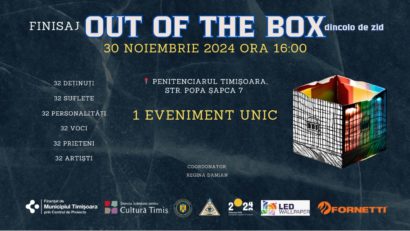 OUT OF THE BOX: Arta și schimbarea vine în Penitenciarul Timișoara