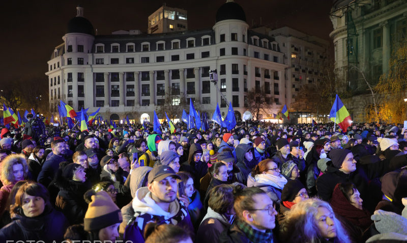 București: Mii de persoane, la o manifestație proeuropeană