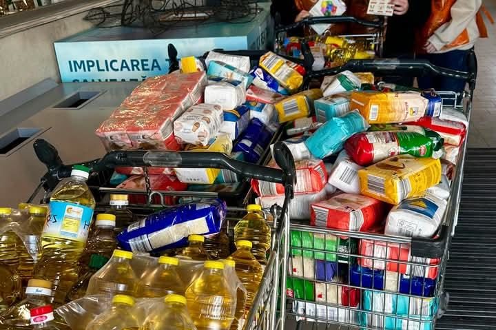 Colecta de alimente pentru ajutorarea persoanelor vulnerabile a fost un succes în vestul țării