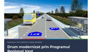 Un drum judeţean din Caraș-Severin va intra într-un amplu proces de modernizare