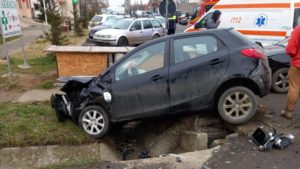 Un şofer a fugit de la locul accidentului din Remetea Mare