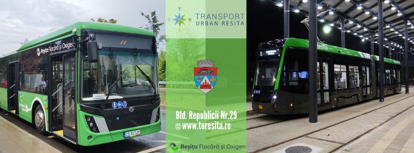 Transport Urban Reșița anunță modificări: noi trasee și program optimizat