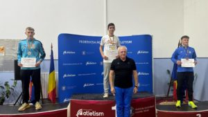 Primul titlu la seniori pentru Lucian Ştefan! Atletul caransebeşean a luat aur la Campionatele Naţionale de sală