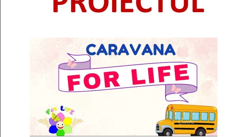 Caravana „For Life” ajunge la Răcășdia pentru a sprijini educația rurală