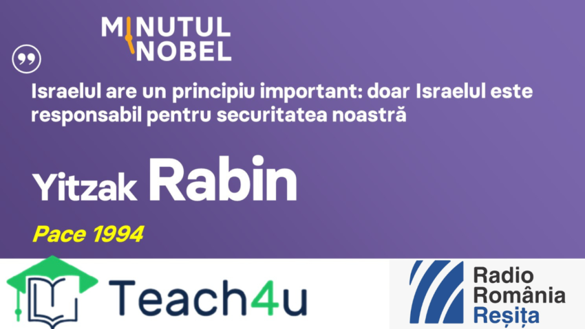 Minutul Nobel – Yitzak Rabin