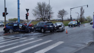 Accident rutier grav pe Calea Șagului din Timișoara: trei persoane transportate la spital