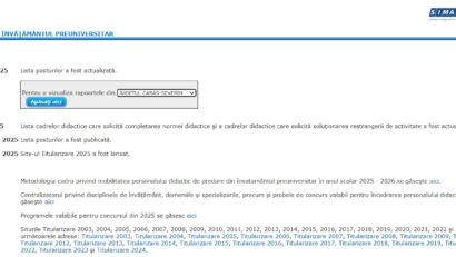 Titularizare 2025. Lista posturilor în Caraș-Severin